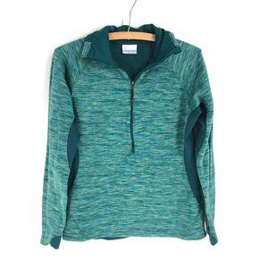 Columbia | Knit Teal Pullover Half Zip M